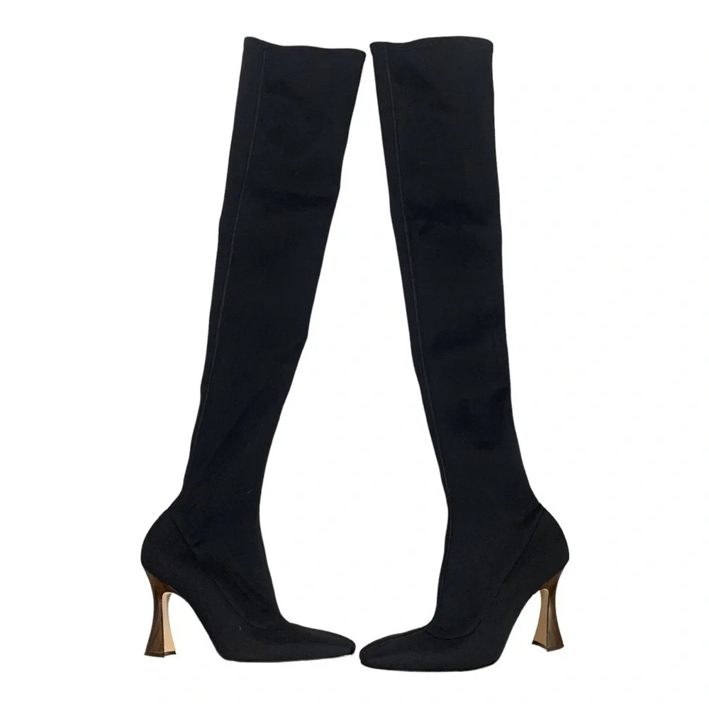 Brother Vellies Brandy Over The knee heel Boots Size 9